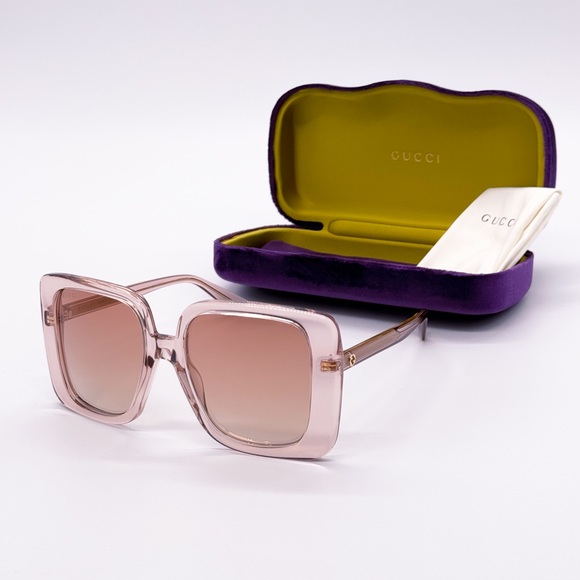 NEW GUCCI GG1314S 005 WOMEN BEIGE SQUARE SUNGLASSES GUCCI main image 11